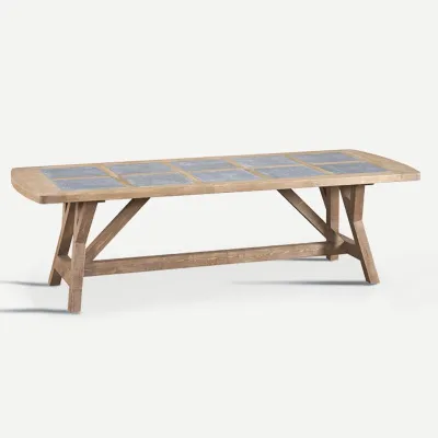 Tavolo Con inserto in lavagna  Dialma brown in legno Fisso scontato 45%