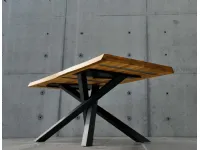 Tavolo in legno rettangolare * cross Artigianale a prezzo scontato