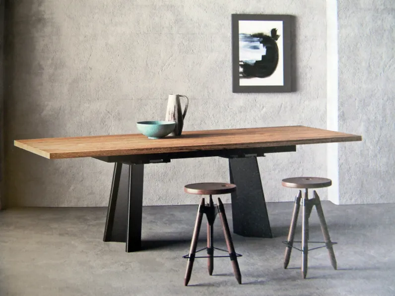 Tavolo in legno rettangolare D1 Artigianale a prezzo scontato