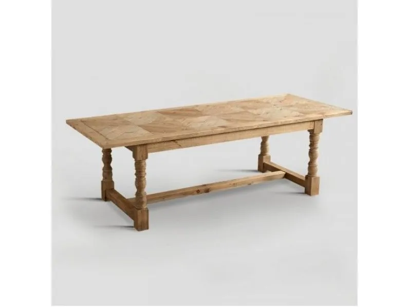 Tavolo in legno rettangolare  db002354 Dialma brown in offerta outlet