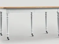 Tavolo in legno rettangolare Db004872 Dialma brown a prezzo scontato