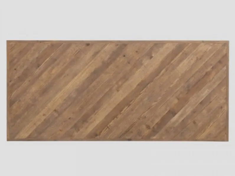 Tavolo in legno rettangolare Db006394  Dialma brown in offerta outlet