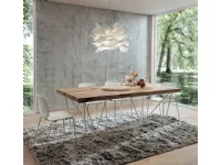 Tavolo in legno rettangolare Denis * La primavera in offerta outlet