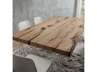 Tavolo in legno rettangolare Denis * La primavera in offerta outlet