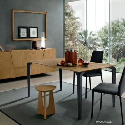 Tavolo in legno rettangolare Elios Fgf mobili a prezzo scontato