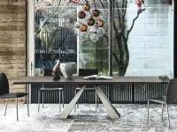 Tavolo rettangolare Eliot wood drive Cattelan italia scontato del 40%