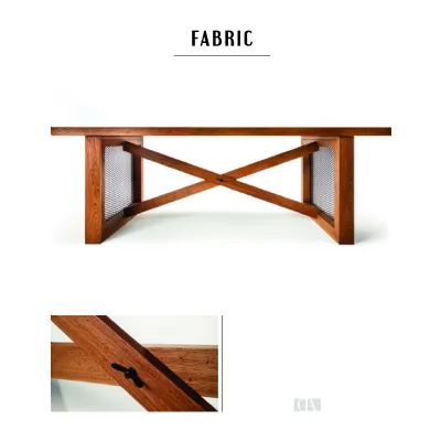Tavolo Fabric Domus arte in OFFERTA OUTLET