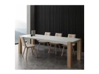 Tavolo in legno rettangolare Factory * La seggiola in offerta outlet
