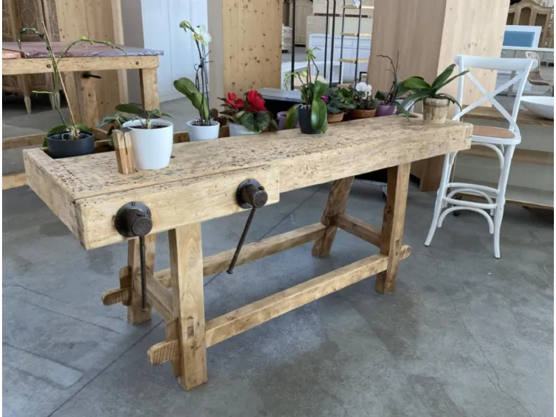 Tavolo in legno rettangolare Firenze Mottes selection in offerta outlet