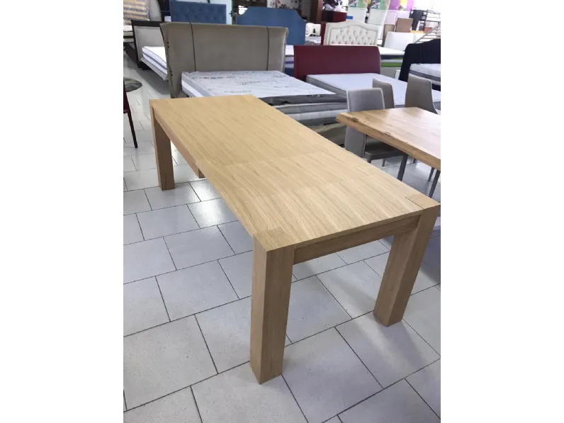 Tavolo in legno rettangolare Forest Md work in offerta outlet