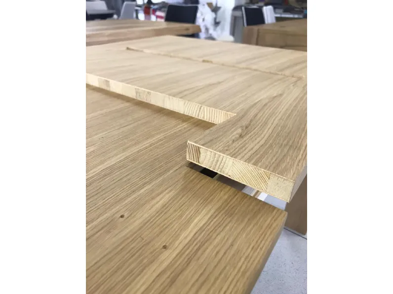 Tavolo in legno rettangolare Forest Md work in offerta outlet