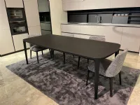 Tavolo in legno rettangolare Henry Poliform in offerta outlet