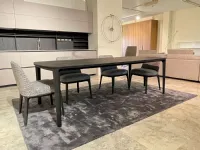 Tavolo in legno rettangolare Henry Poliform in offerta outlet