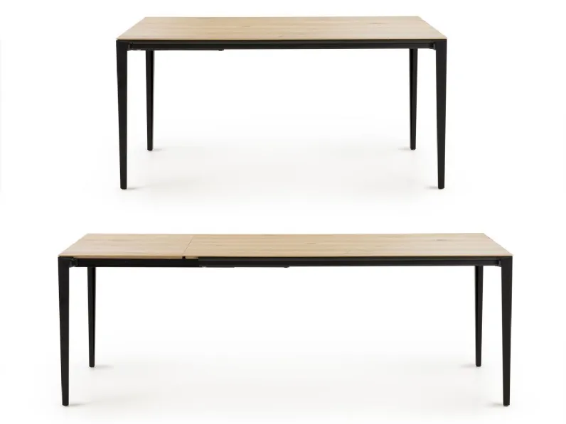 Tavolo in legno rettangolare Hiroshi e lollipop outlet Diotti.com a prezzo ribassato