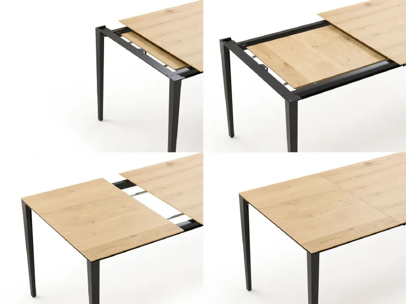 Tavolo in legno rettangolare Hiroshi e lollipop outlet Diotti.com a prezzo ribassato