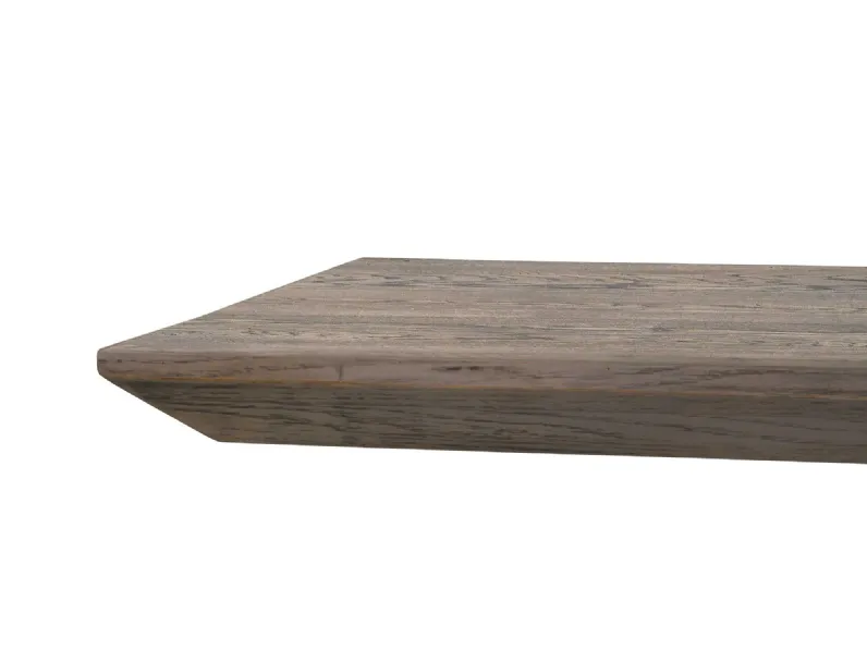 Tavolo in legno rettangolare Intreccio Artigianale in offerta outlet