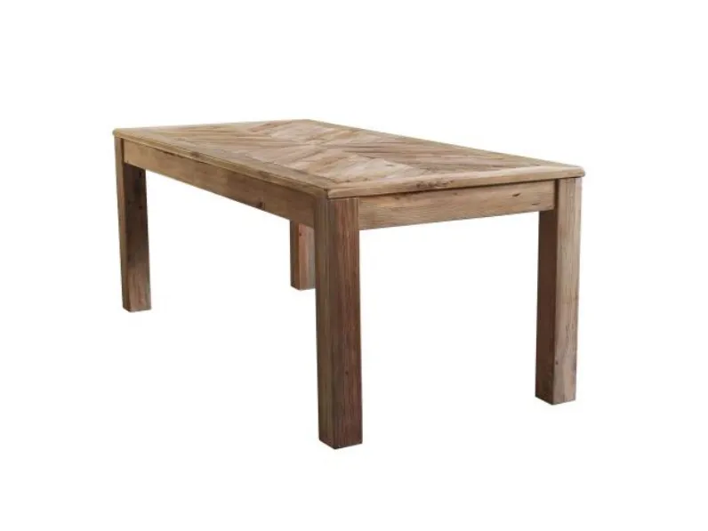 Tavolo in legno rettangolare Legno riciclato Outlet etnico in offerta outlet