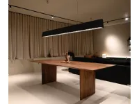 Tavolo rettangolare in legno Light di Riva 1920 in Offerta Outlet