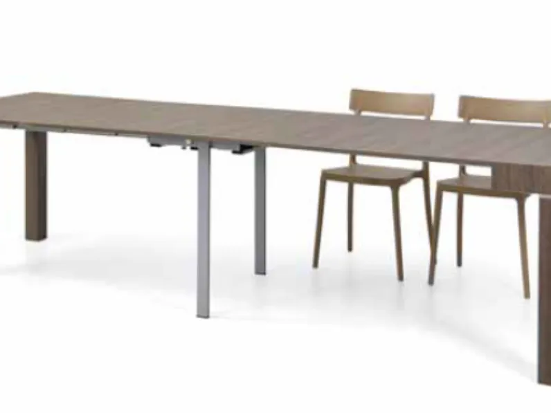 Tavolo in legno rettangolare London Artigianale in offerta outlet