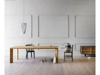 Tavolo rettangolare in legno Manero di Miniforms in Offerta Outlet