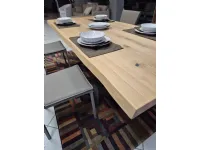 Tavolo rettangolare Massiccio rovere Artigianale scontato del 30%