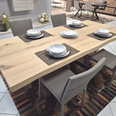 Tavolo rettangolare Massiccio rovere Artigianale scontato del 30%