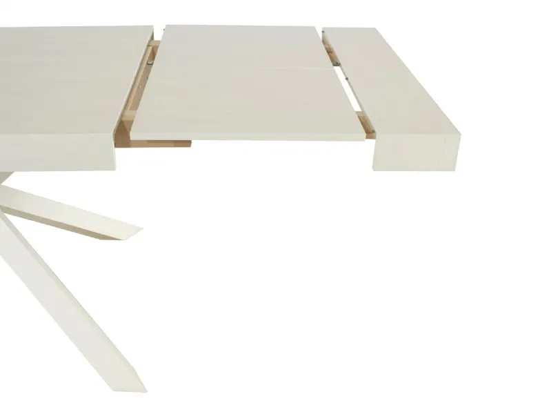 Tavolo rettangolare in legno Mobilike ml0161 di Artigianale in Offerta Outlet
