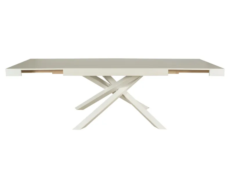 Tavolo rettangolare in legno Mobilike ml0161 di Artigianale in Offerta Outlet