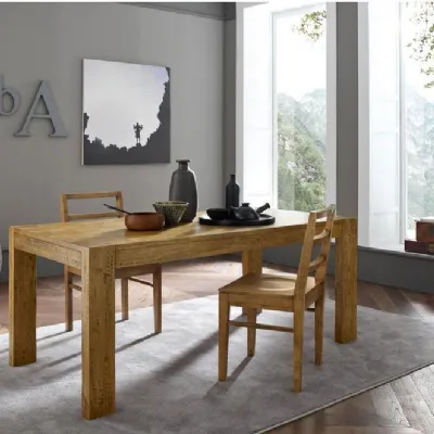Tavolo in legno rettangolare Mood Fgf mobili a prezzo ribassato