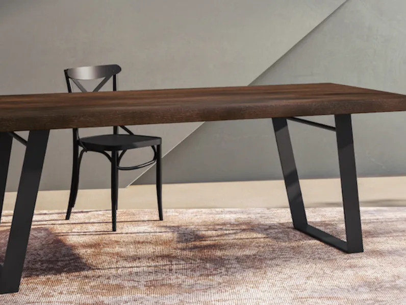 Tavolo in legno rettangolare Narciso Fratelli mirandola in offerta outlet