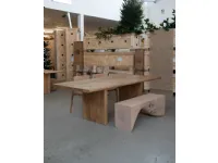 Tavolo in legno rettangolare Noum Riva 1920 a prezzo scontato