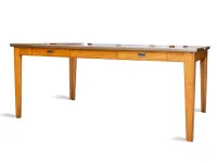 Tavolo in legno rettangolare Palissandro Artigianale in offerta outlet