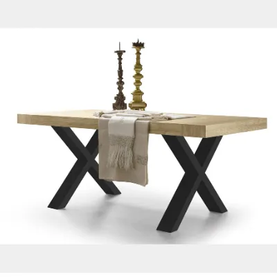 Tavolo in legno rettangolare Post t/1192 Zamagna a prezzo ribassato