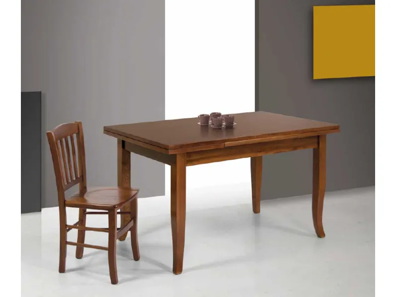 Tavolo in legno rettangolare Rust Artigianale in offerta outlet