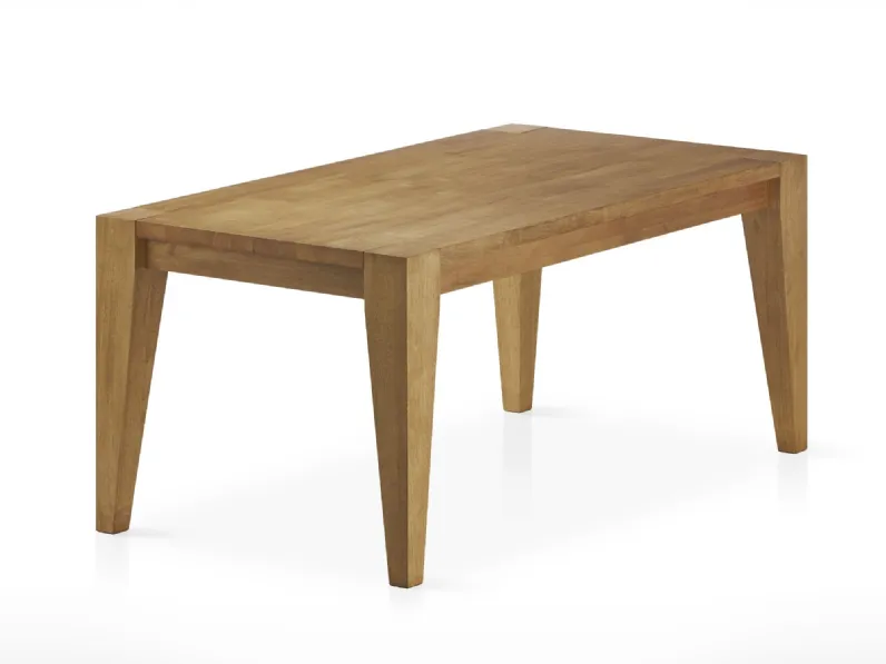 Tavolo in legno rettangolare Slooping Fgf a prezzo ribassato