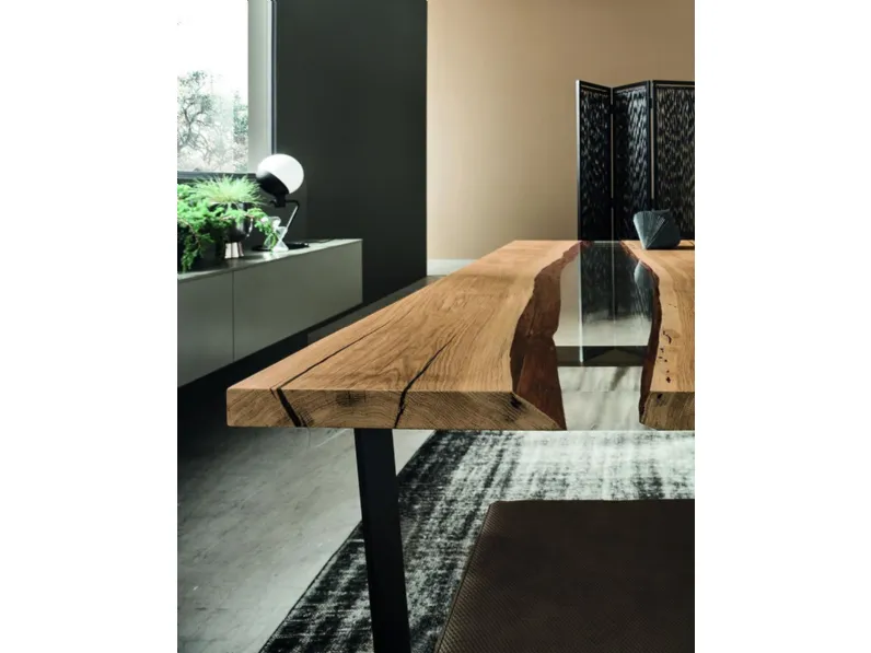 Tavolo in legno rettangolare Spring Maronese acf a prezzo scontato