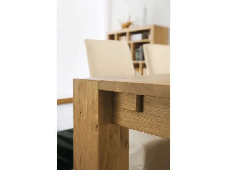 Tavolo in legno rettangolare Stoccolma Alta corte in offerta outlet