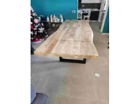 Tavolo in legno rettangolare Tavolo allungabile craft gambe u Outlet etnico a prezzo scontato