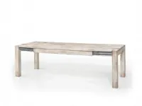 Tavolo in legno rettangolare Tavolo allungabile in legno massello Mirandola nicola e cristano in offerta outlet