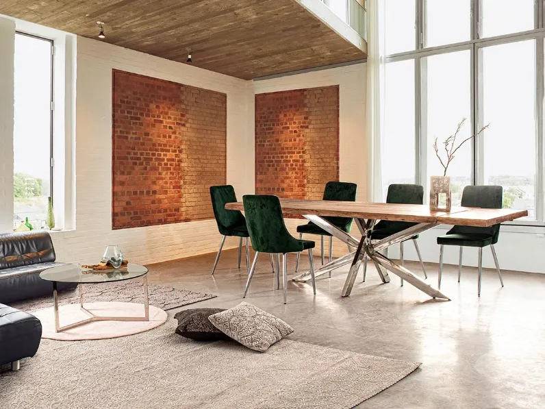 Tavolo in legno rettangolare Tavolo arkansan in vero legno  Bizzotto a prezzo scontato