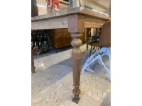 Tavolo rettangolare in legno Tavolo fisso teak 200 di Outlet etnico in Offerta Outlet