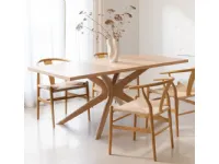 Tavolo Tavolo legno myhome arnaiz A&c in OFFERTA OUTLET -30%