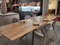 Tavolo in legno rettangolare Tiffany Sedit in offerta outlet