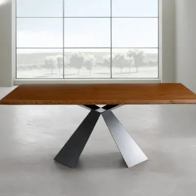 Tavolo in legno rettangolare Tokyo fisso180x100 di Eurosedia in Offerta Outlet