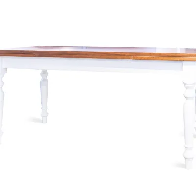 Tavolo in legno rettangolare Tornito Artigianale a prezzo scontato