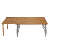 Tavolo rettangolare in legno Tubby di Fgf mobili in Offerta Outlet