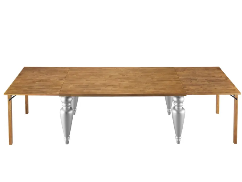 Tavolo rettangolare in legno Tubby di Fgf mobili in Offerta Outlet