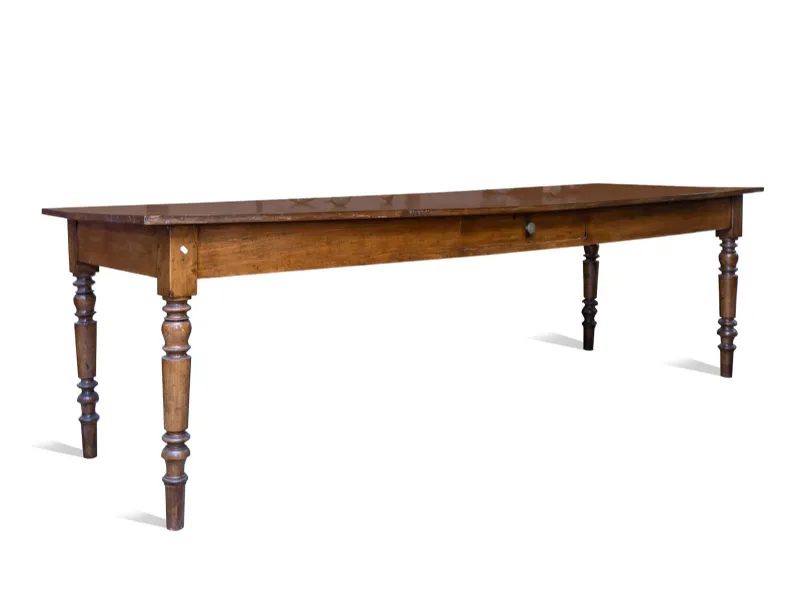 Tavolo in legno rettangolare Unico original Artigianale in offerta outlet