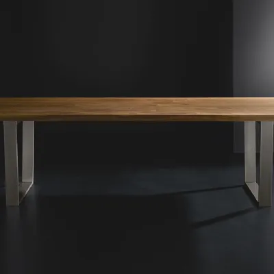 Tavolo in legno rettangolare Vero compact minimal Arte brotto a prezzo ribassato