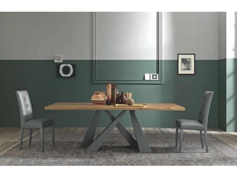 Tavolo in legno rettangolare Victory Fgf mobili a prezzo ribassato